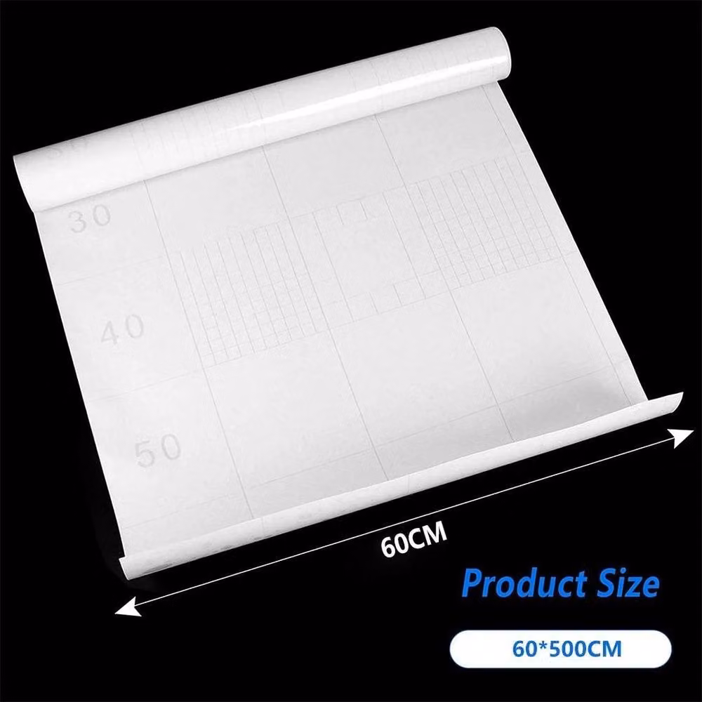 FLAVORA Clear Gloss Transparent Sticky Back Plastic Film, W: 52 cm, L: 500 cm – 4