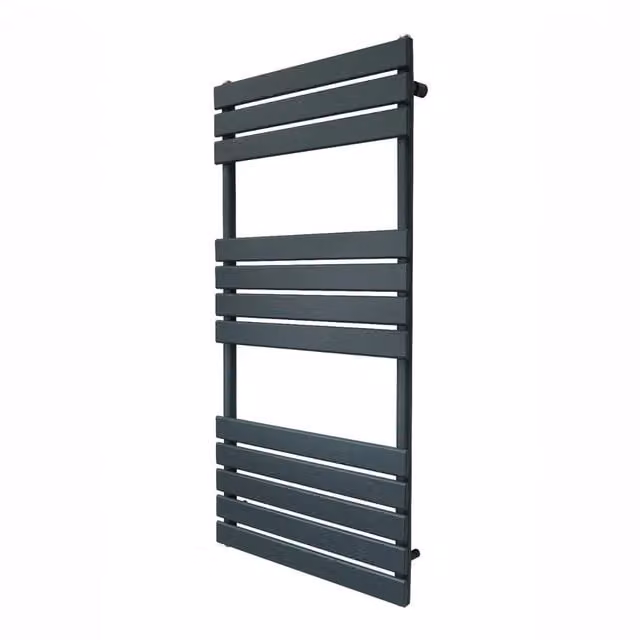Monstershop Steel Towel Rail in Anthracite Grey, W/H: 60.0 x 120.0 cm – 1