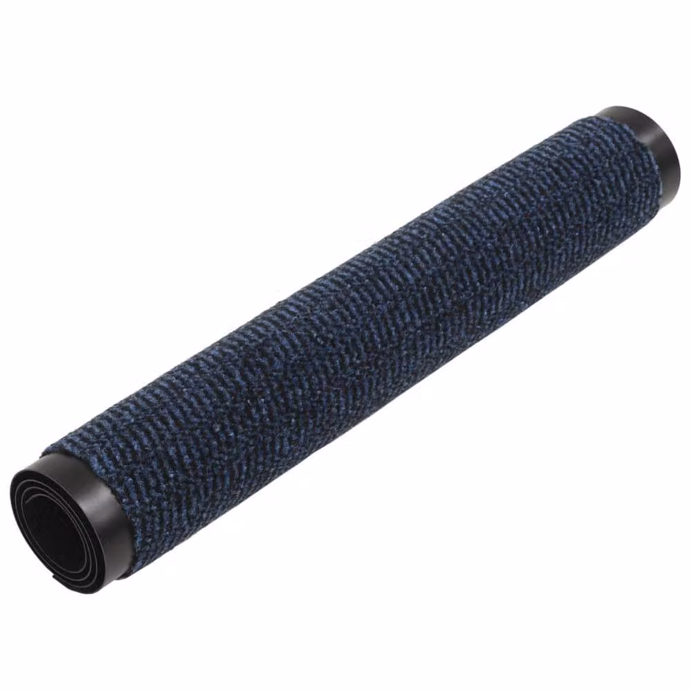 Berkfield Home Dust Control Mats, 2 Pack, Blue, Rectangular, W: 40 cm x D: 60 cm – 2