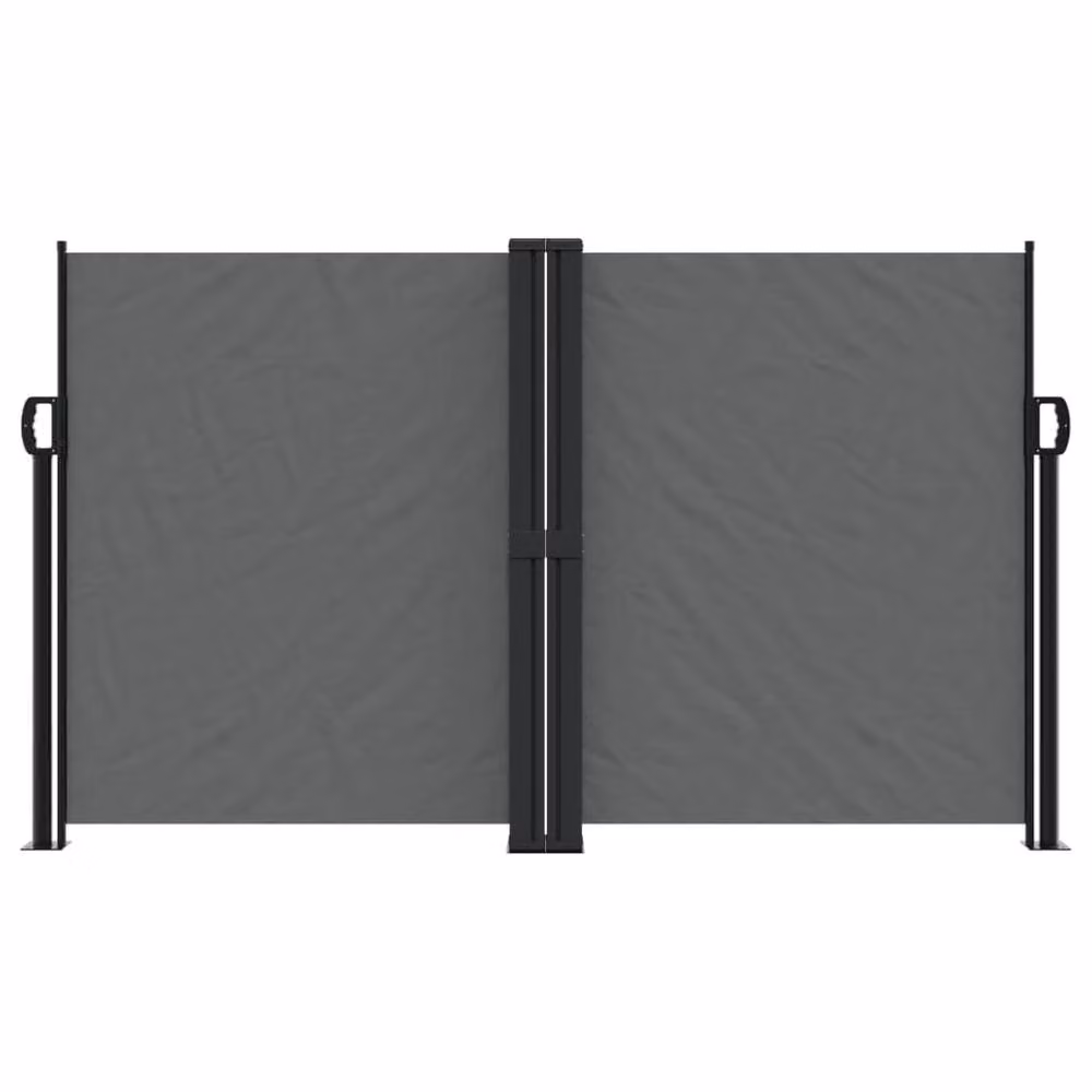 Berkfield Home Retractable Side Awning in Anthracite Grey, W/H: 140 x 600 cm – 1