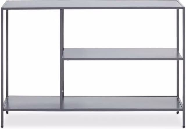Orsina Grey Metal Console Table, W/D/H: 120 x 30 x 80 cm – 1