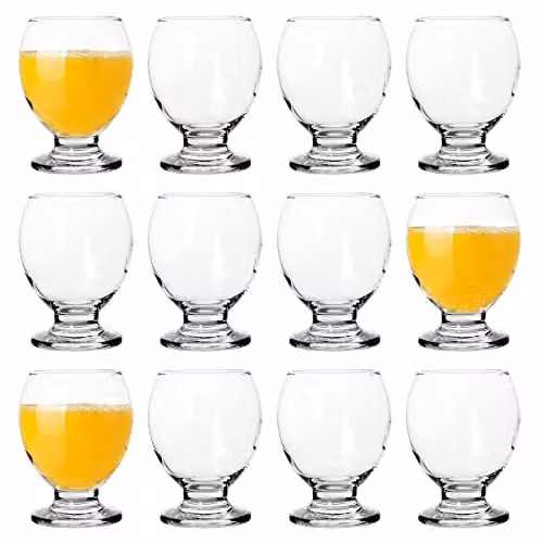 LAV Nectar Transparent Glass Tumblers, Set of 12, 280ml
