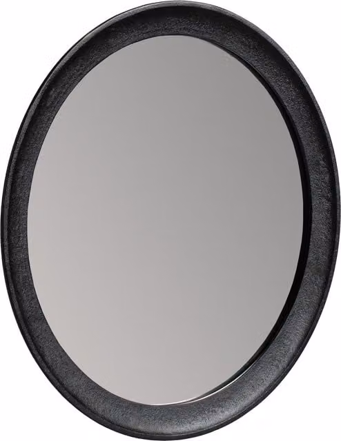 MH London Gigi Oval Accent Wall Mirror in Black