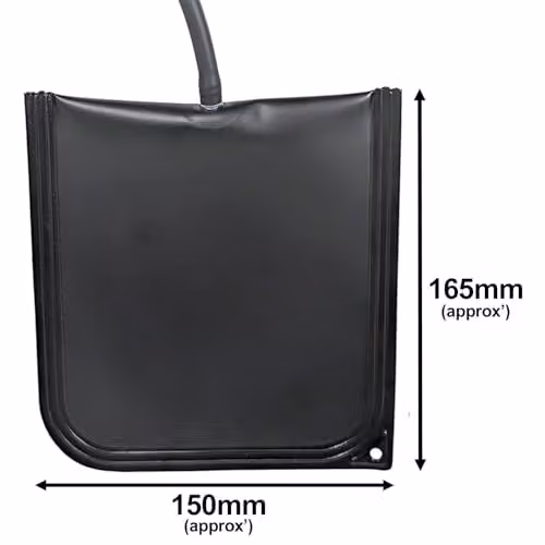 Spares2go Appliance Lifter Air Wedge Shim Levelling Stabiliser Bag, Black – 2