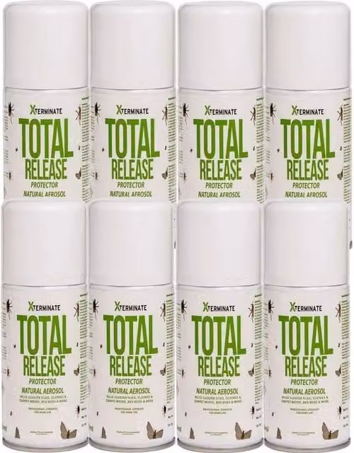 Xterminate One Click Total Release Insect and Cluster Fly Smoke Fogger, White/Transparent