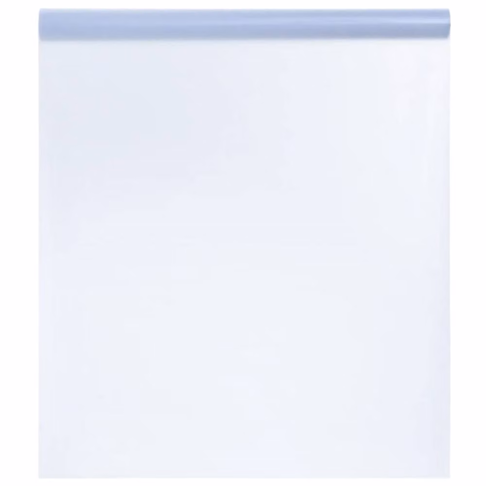Berkfield Home Static Frosted Transparent Window Film in Light Grey, W: 90 cm x H: 2000 cm