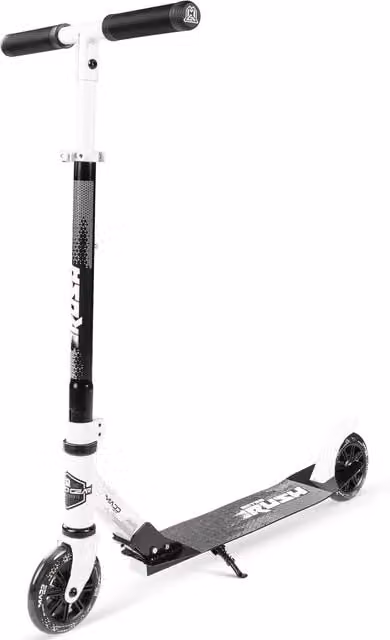 Madd Gear Metro RUSH 125 Foldable Height Adjustable Scooter in White and Black