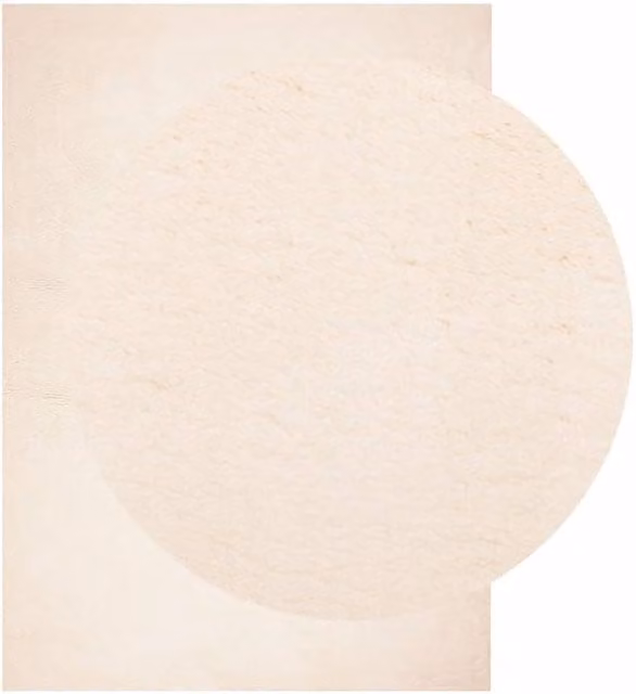 Berkfield Home HUARTE Short Pile Washable Beige Rug, W: 200 cm, D: 280 cm
