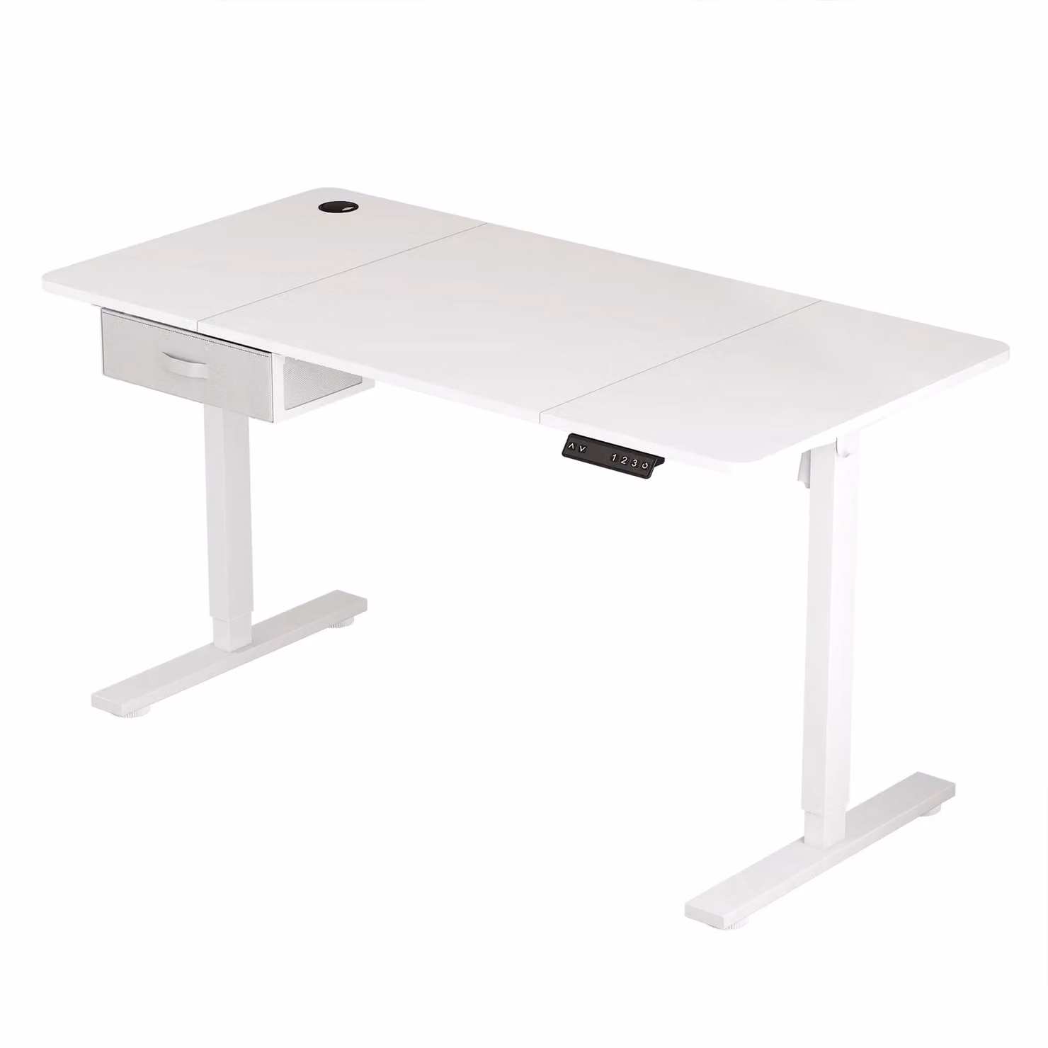 MCC Direct Electric Height Adjustable Computer Desk in White – 4