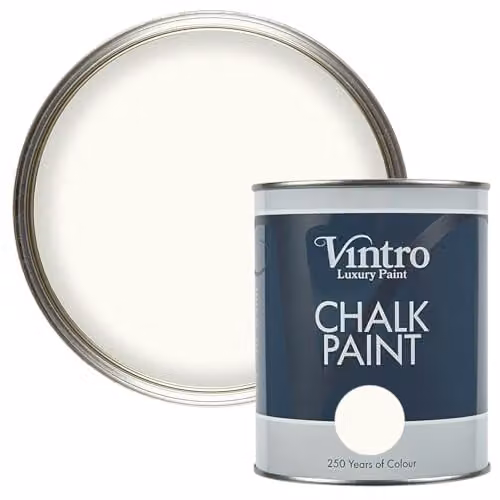 Vintro Nymph Off White Chalk Paint with Ultra Matt Finish, 1 Litre