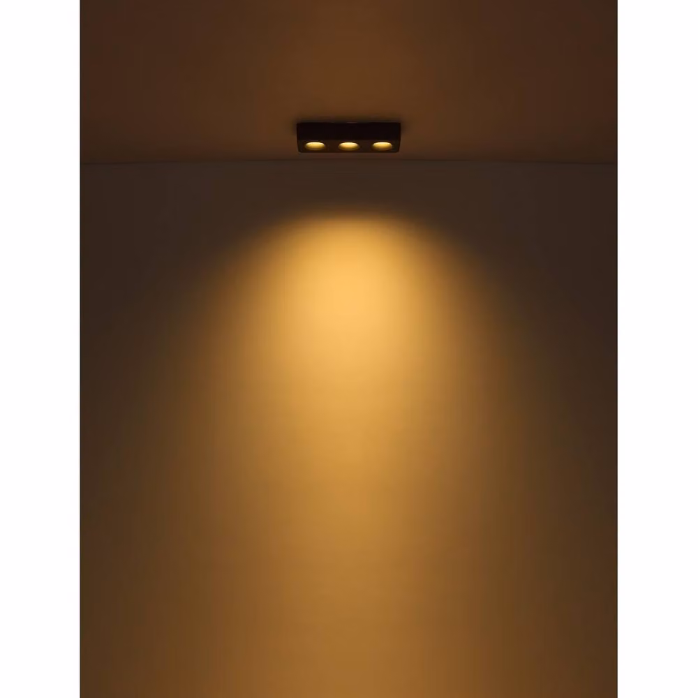 Netlighting Hangarau LED Ceiling Spotlight Bar in Grey with Warm White 3000K Light – 3