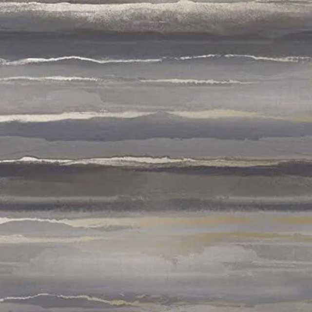 Sophie Laurence Horizon Storm Grey Striped Textured Wallpaper, Grey