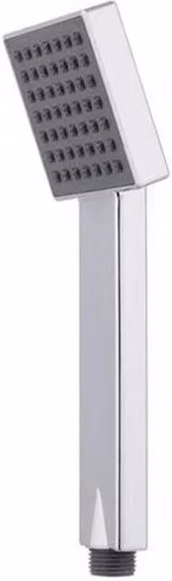 Aqualisa Square Single Function Chrome Shower Handset in Metallic Silver, W: 52 cm