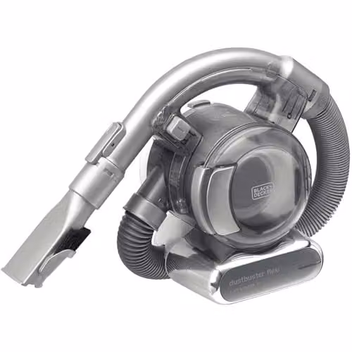 BLACK+DECKER Flexi 18V Handheld Vacuum Cleaner PD1820L-GB, Black and Grey, Rechargeable with Charging Station