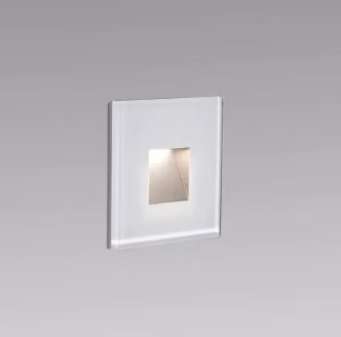 Netlighting Dart White Recessed LED Step Light, 1.5W, 2700K, IP65 – 2