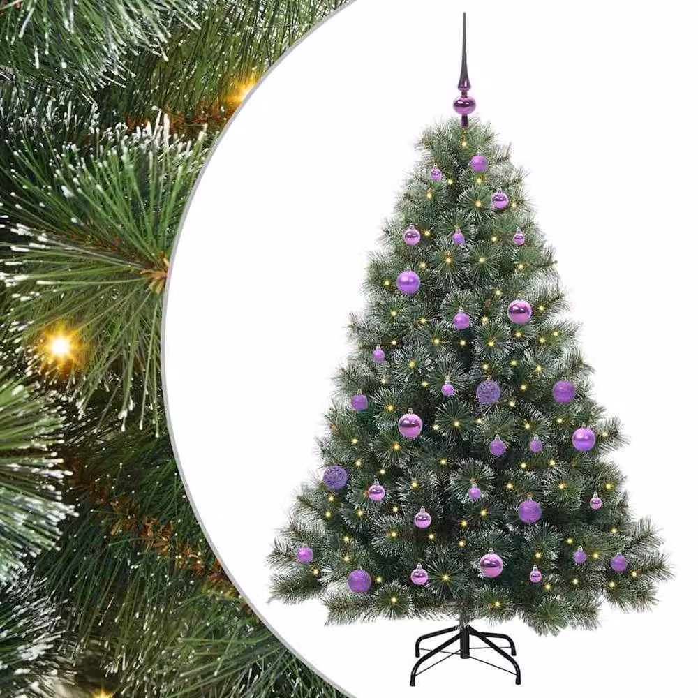 Berkfield Home Artificial Green Christmas Tree with 150 LEDs, Height: 150 cm – 2