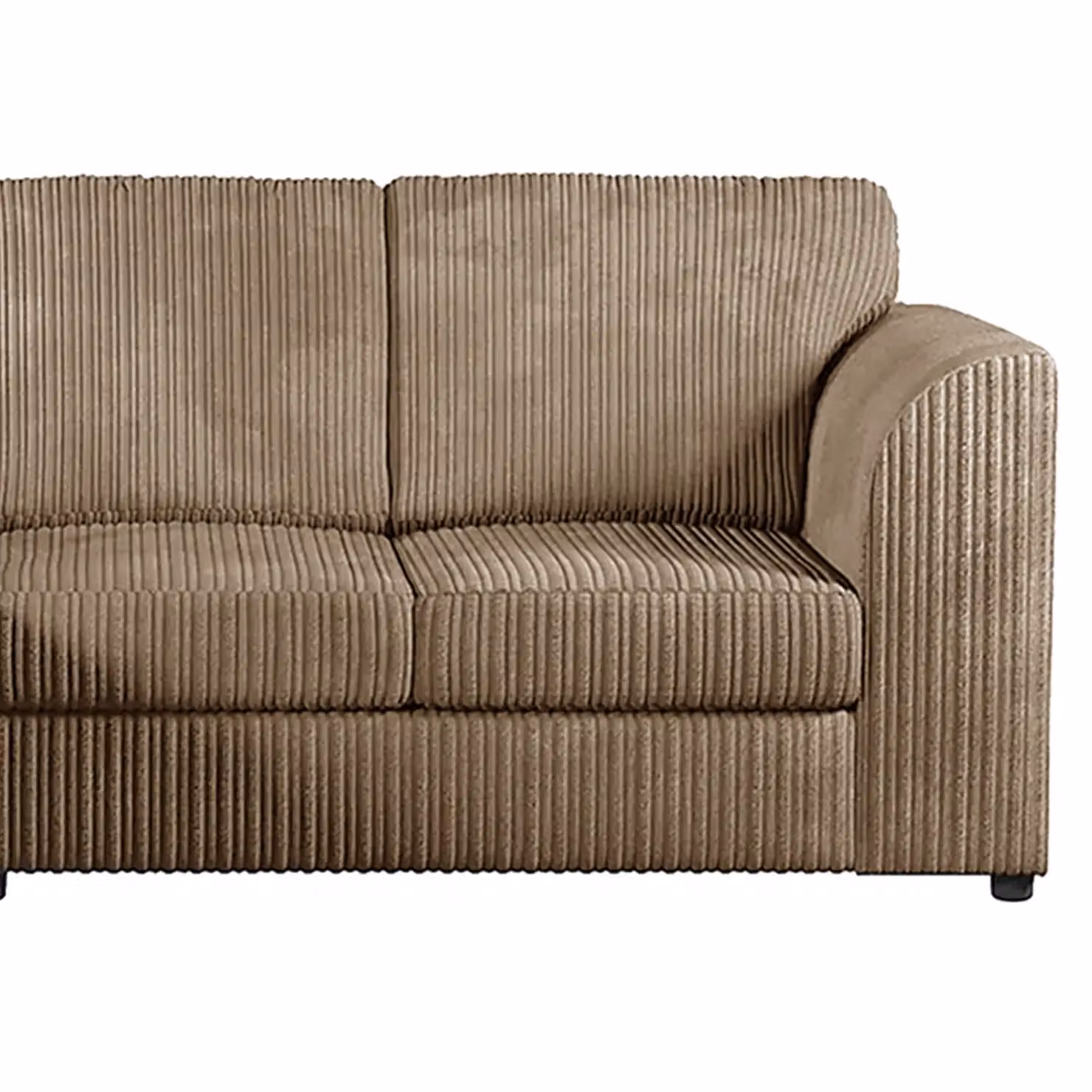 Luxor Living Luxor 4 Seater Jumbo Cord Fabric Sofa in Camel – 2