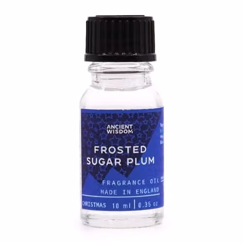 Ancient Wisdom Fragrance Oil Frosted Sugar Plum 10ml Transparent