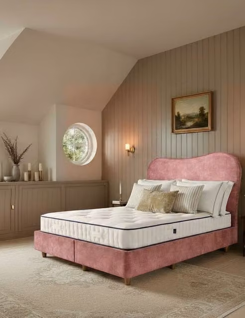 Harrison Spinks Dusk 5750 Medium Pocket Sprung Dual Side Mattress, White, W/D/H: 180 x 200 cm