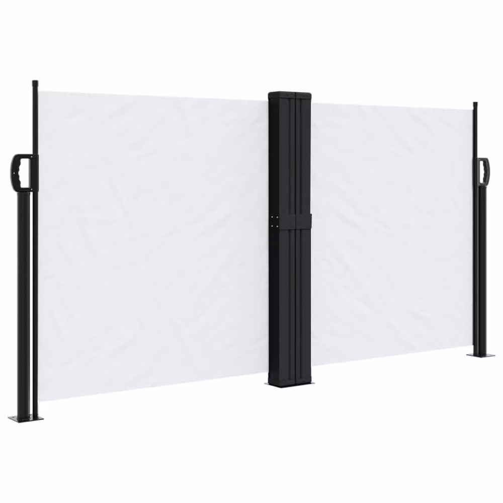 Berkfield Home Retractable Side Awning in White