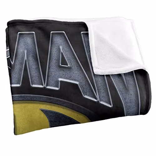 LOGOVISION The Flash (2023) Officially Licensed Super Soft Microfibre Fleece Throw Blanket, White, W/D: 152 x 127 cm – 2