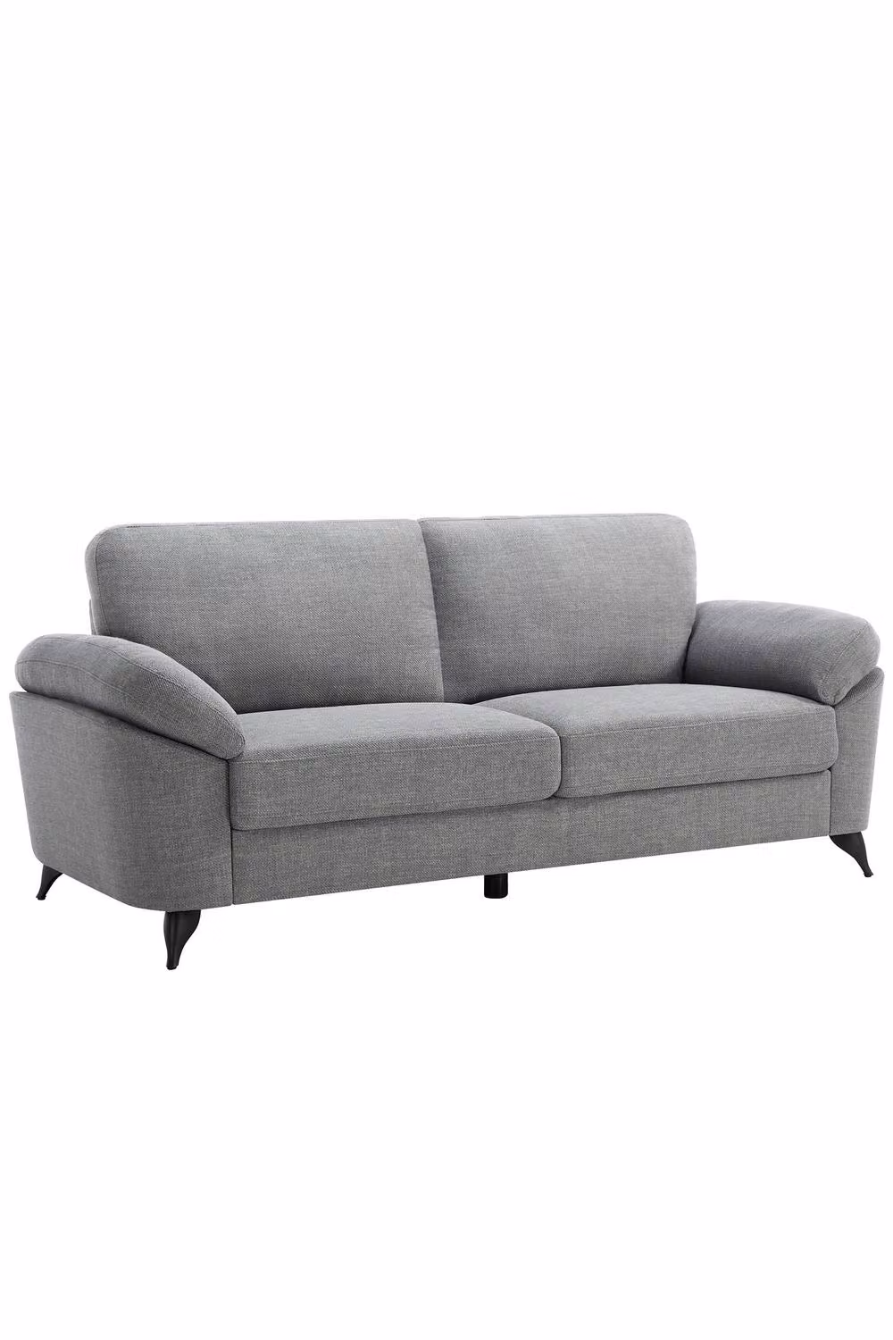More4Homes Malmo 3 Seater Scandinavian Style Fabric Sofa in Grey – 2