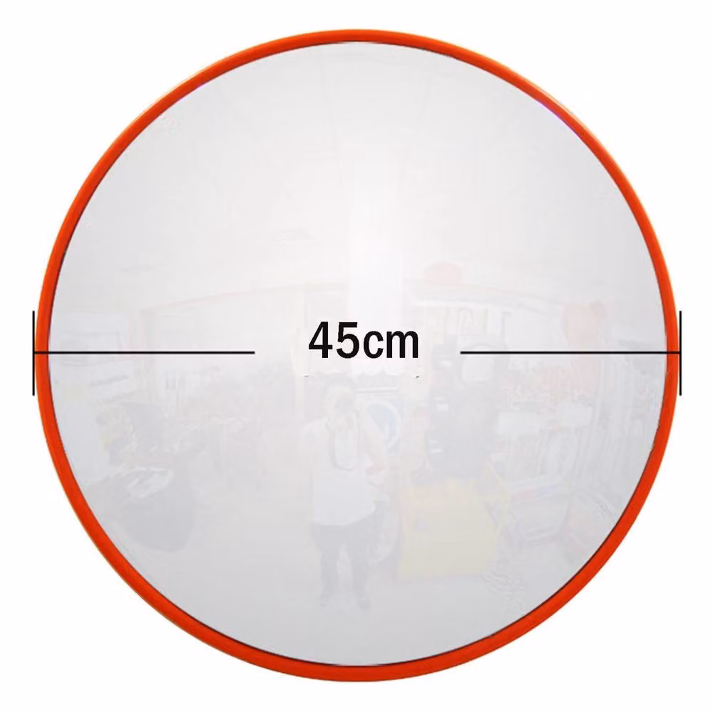 NESTLUNE Orange Wide Angle Convex Traffic Security Mirror – 2