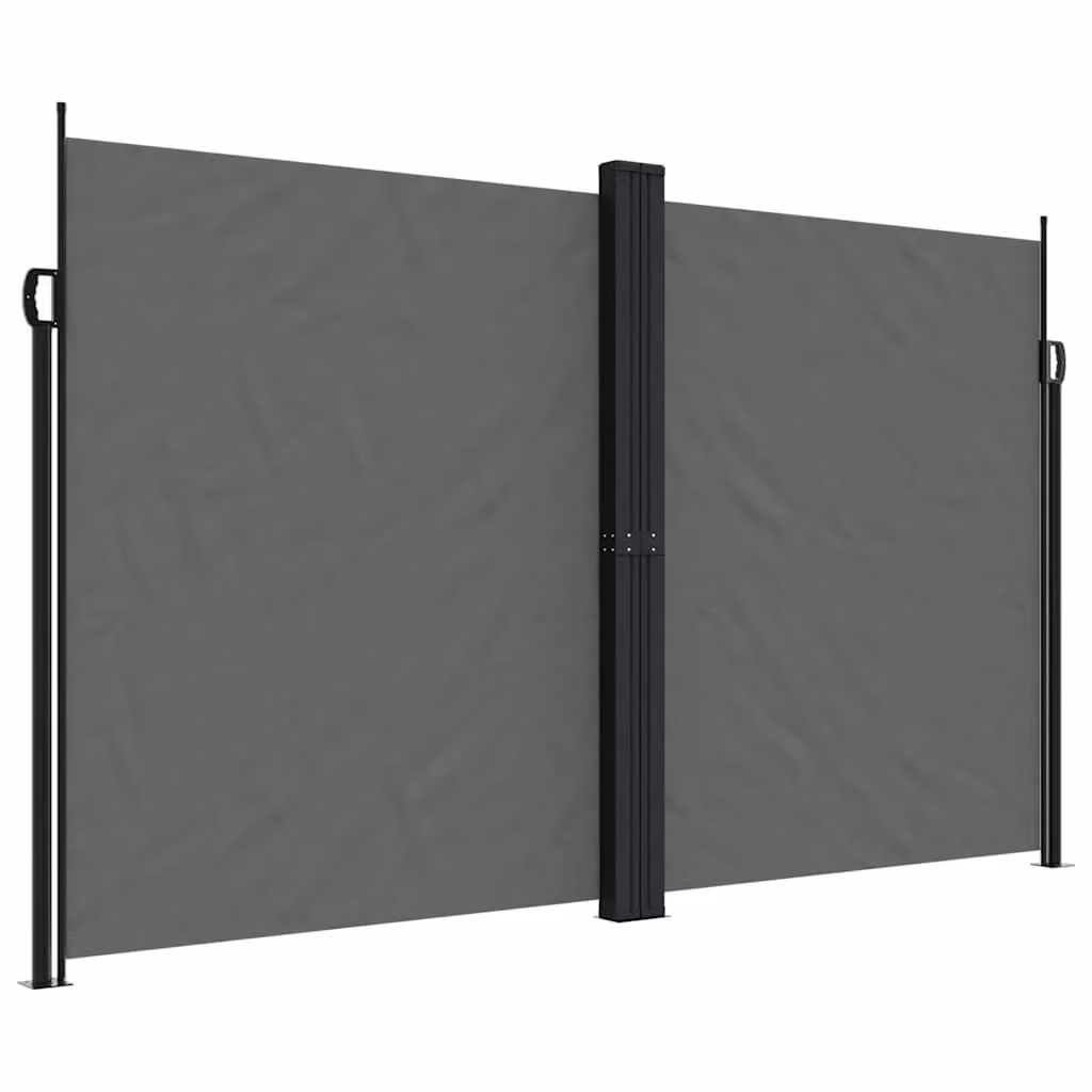 Berkfield Home Retractable Side Awning in Anthracite, W/H: 1000 x 200 cm – 2