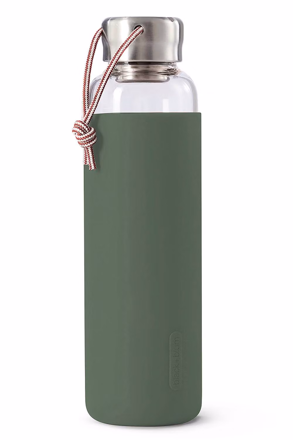 Black + Blum Glass Water Bottle in Green, 600ml – 5