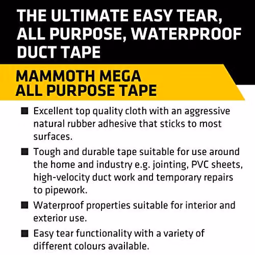 Sika Silver Cloth Duct Tape, Width: 5 cm, Length: 50 m – 2
