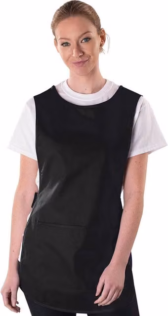 Dennys Women's Workwear Tabard Pack of 2 in Black, Size: Large