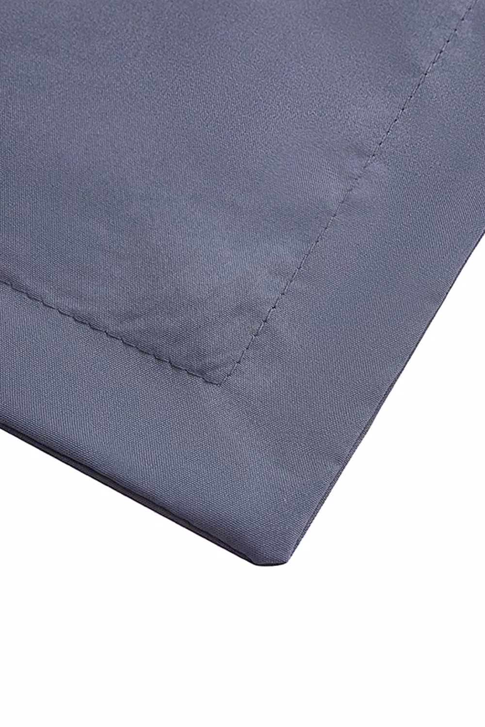 H&O Direct 4 Piece Microfibre Brushed Flat Sheet Set in Grey, Size: 140 x 200 cm – 4