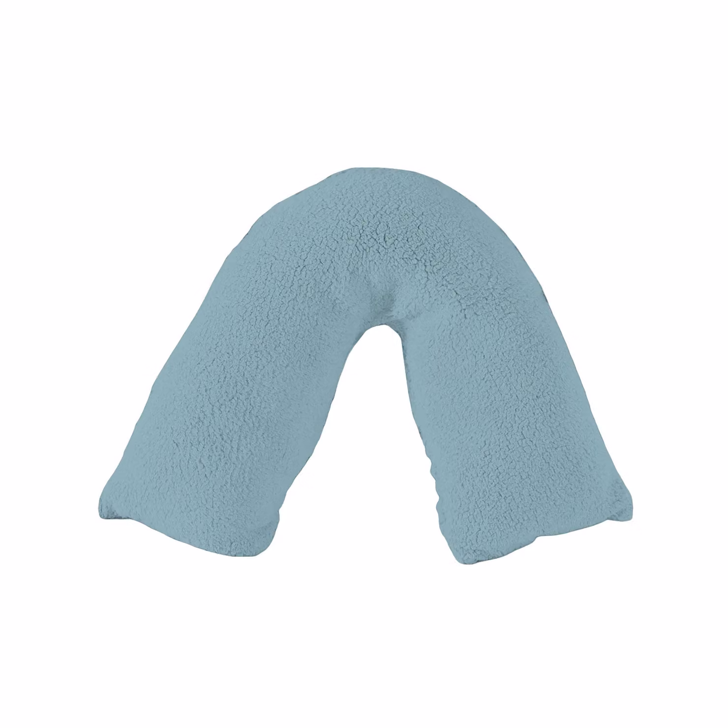 Home Sweet Home UK Teddy Fleece V Shaped Pillowcase in Blue – 2