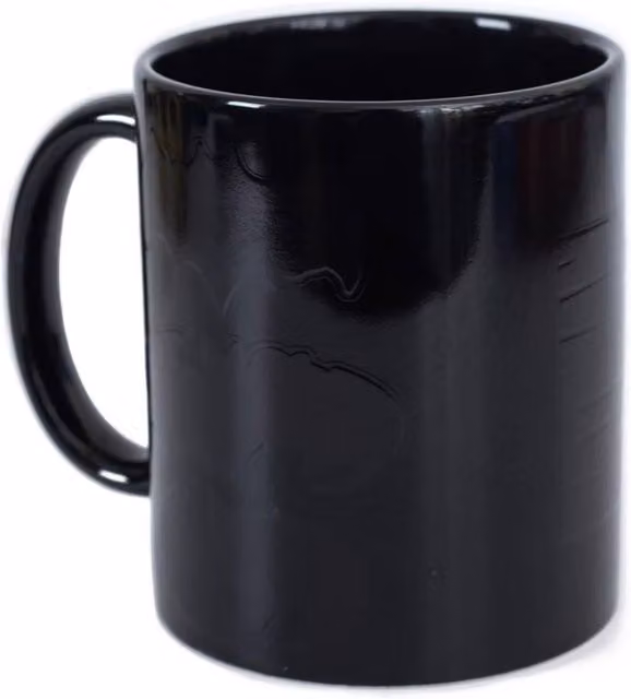 Batman Heat Changing Ceramic Mug in Black and Yellow