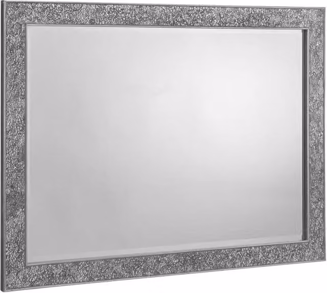 Cheshire Fragmenta Modern Silver Rectangular Wall Mirror – 1