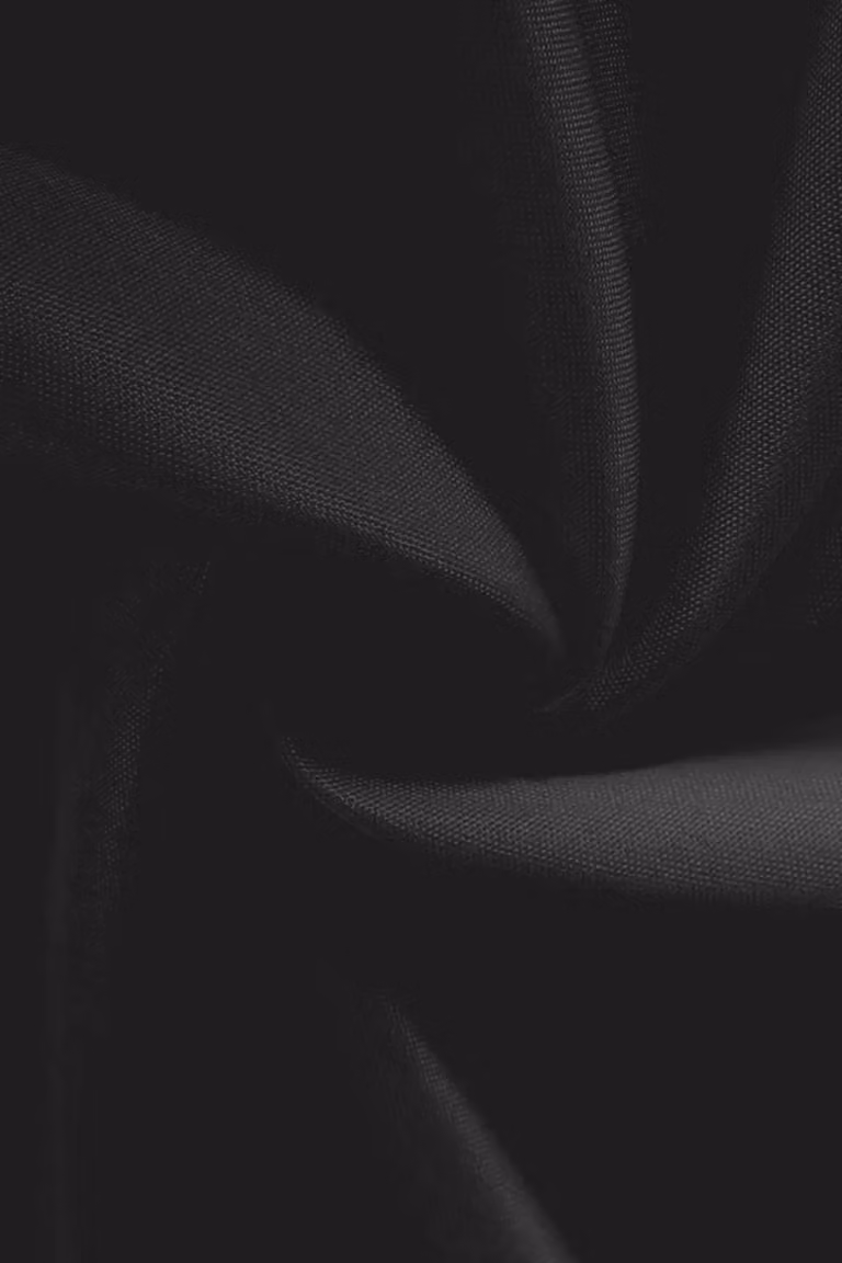 Neel Blue Black 21ft Pleated Polyester Table Skirt for Banquets and Events
