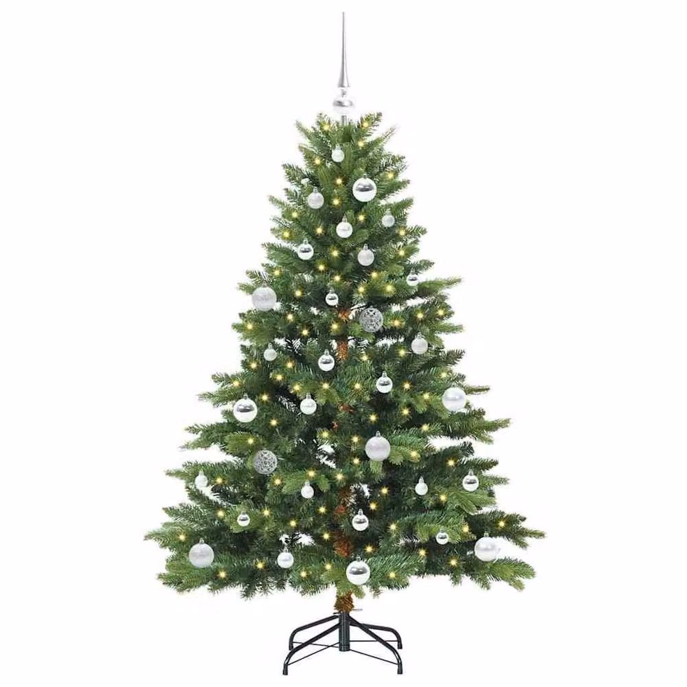 Berkfield Home Artificial Green Christmas Tree with 150 LEDs, Height: 150 cm – 3