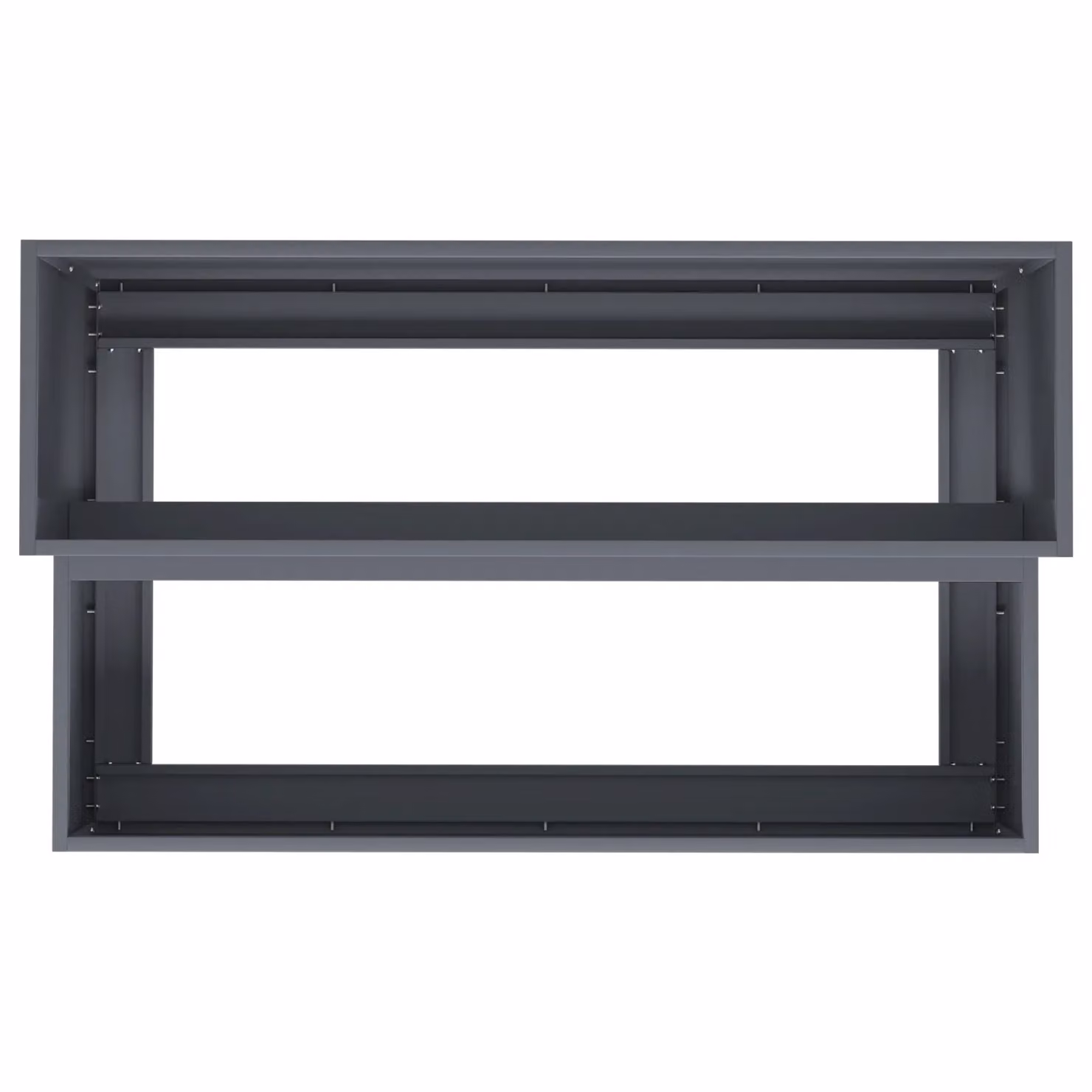 Berkfield Home 2-Tier Anthracite Plastic Garden Planter Tub, W/D/H: 100 x 60 x 45 cm – 4