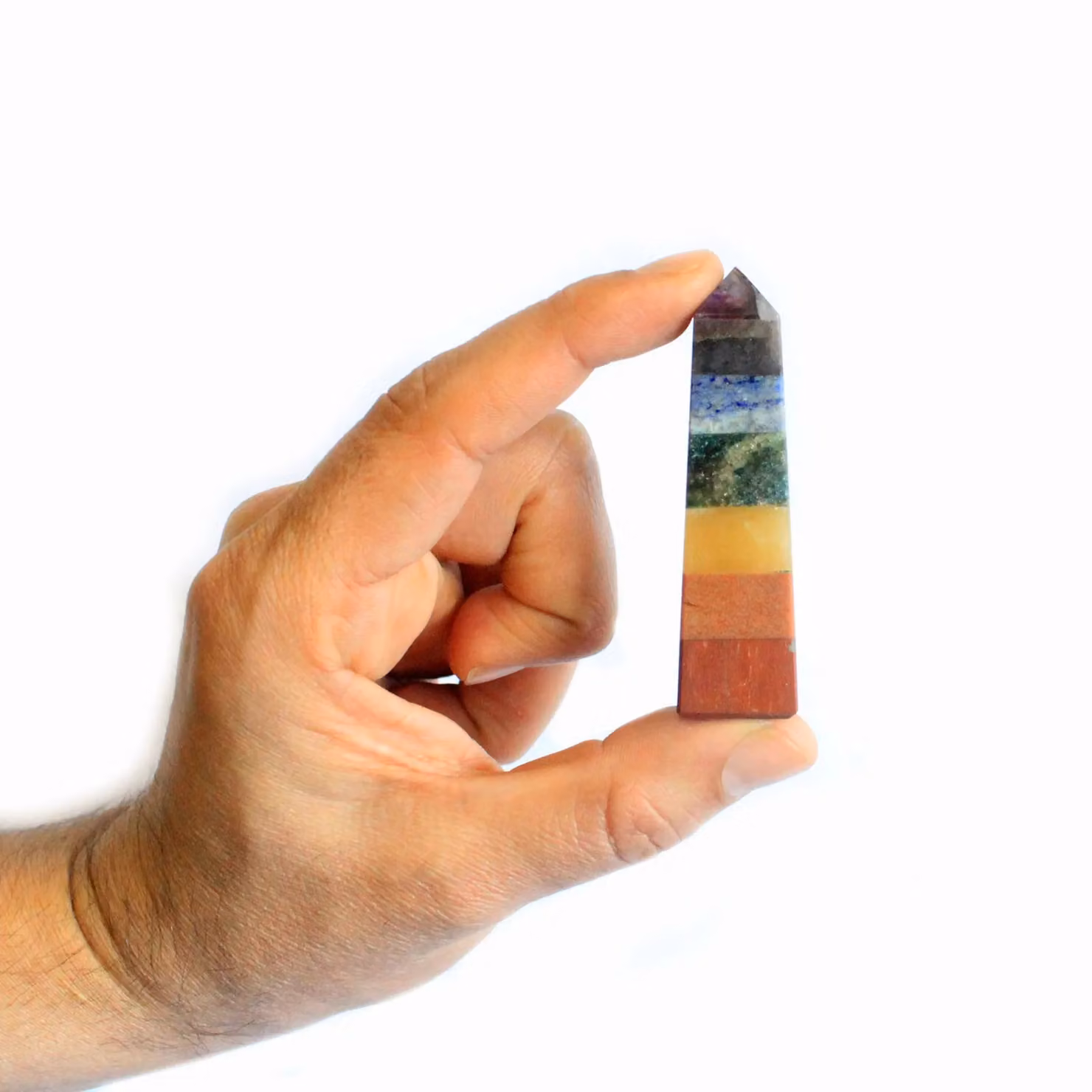 KDMD Chakra Obelisk Multicolour Stone Tabletop Decor – 2