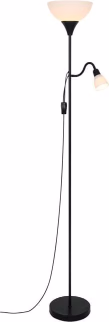 Nordlux Lauria Adjustable Metal Floor Lamp in Black for Living Rooms and Reading – 1