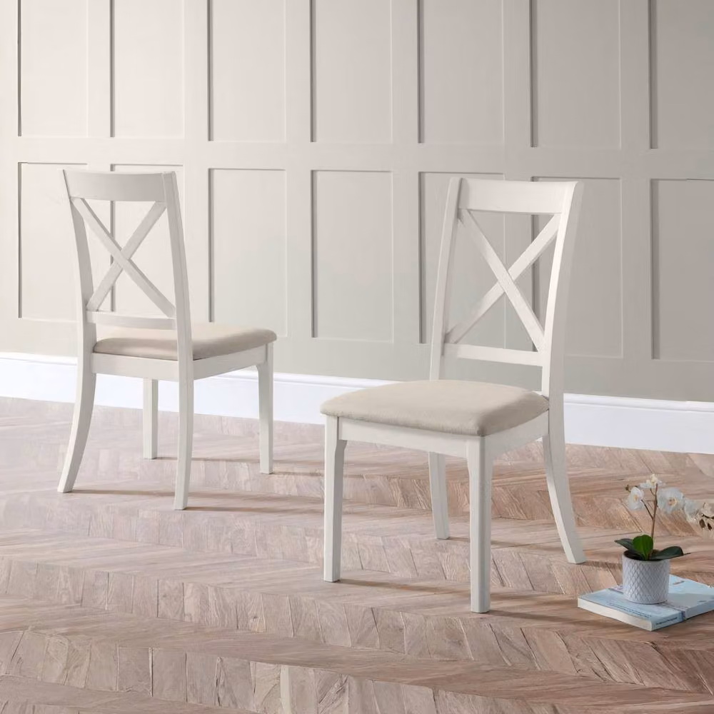 Cheshire Gainsborough Elegant Dining Chairs - Set of 2 - Grey Microfibre Fabric – 2