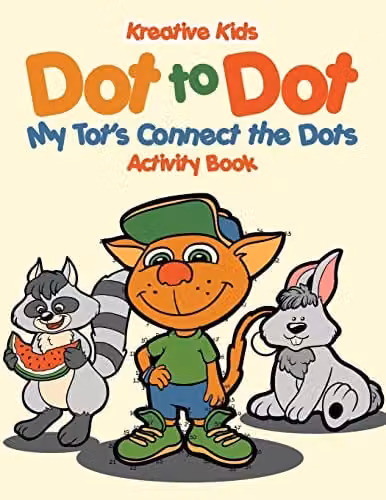 Kreative Kids Dot to Dot: My Tot's Connect the Dots Activity Book, Multicolour