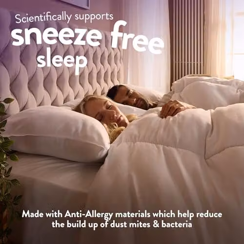Slumberdown Anti Allergy Winter Duvet, 13.5 Tog, White, W: 260 cm, D: 220 cm – 2