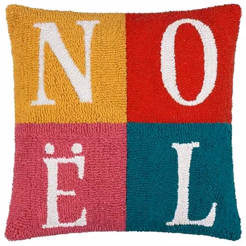 Noelle Loop Multicolour Square Polyester Cushion W/D/H: 45 x 45 x 45 cm – 1