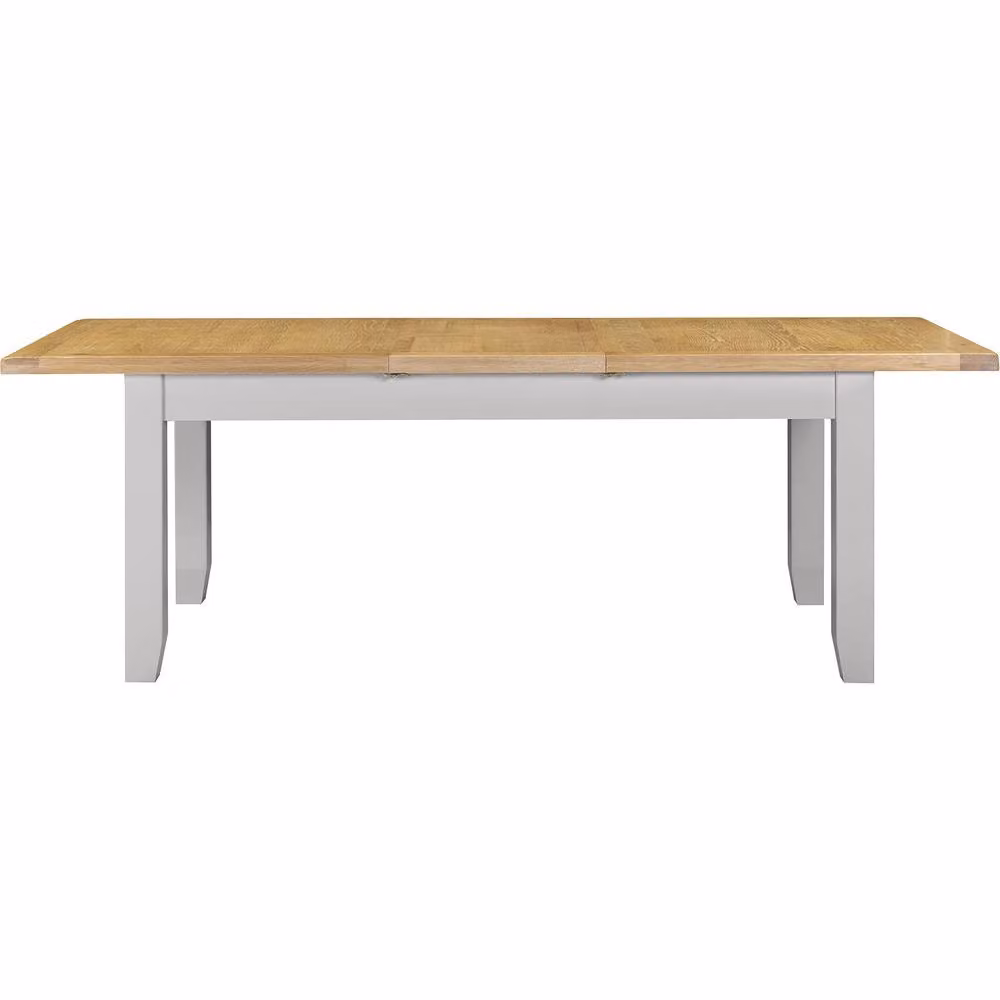 Seconique Windsor Large Extending Rectangular Dining Table in Pebble Grey – 2
