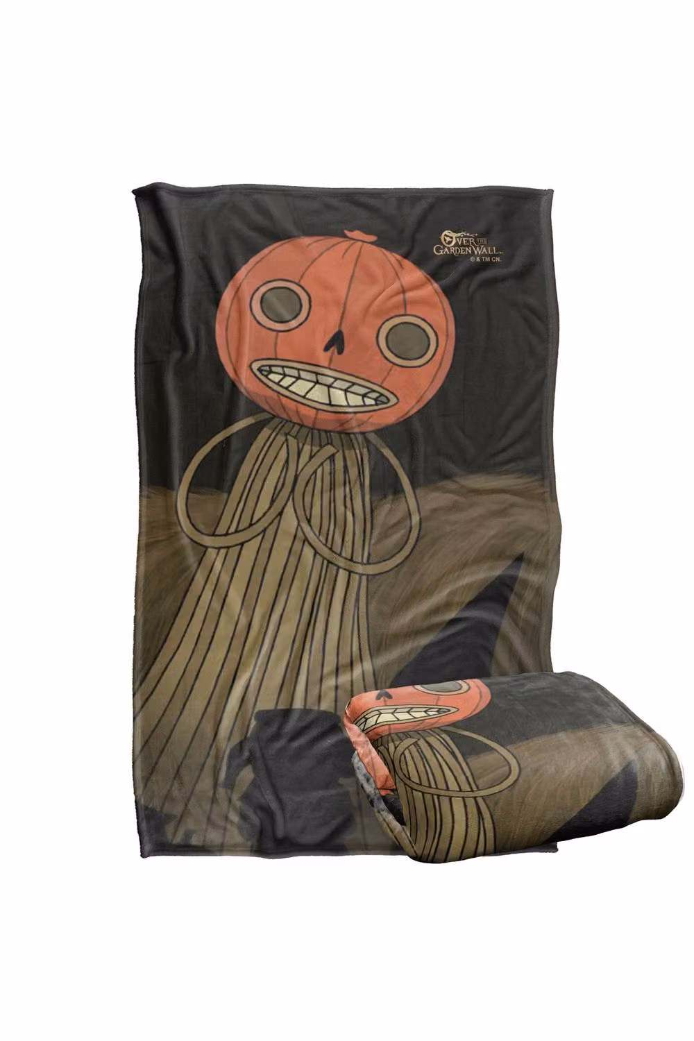 LOGOVISION Over The Garden Wall Mayor of Pottsfield Super Soft Fleece Snuggle Blanket, Multicolour, W/D/H: 91 x 147 cm – 6