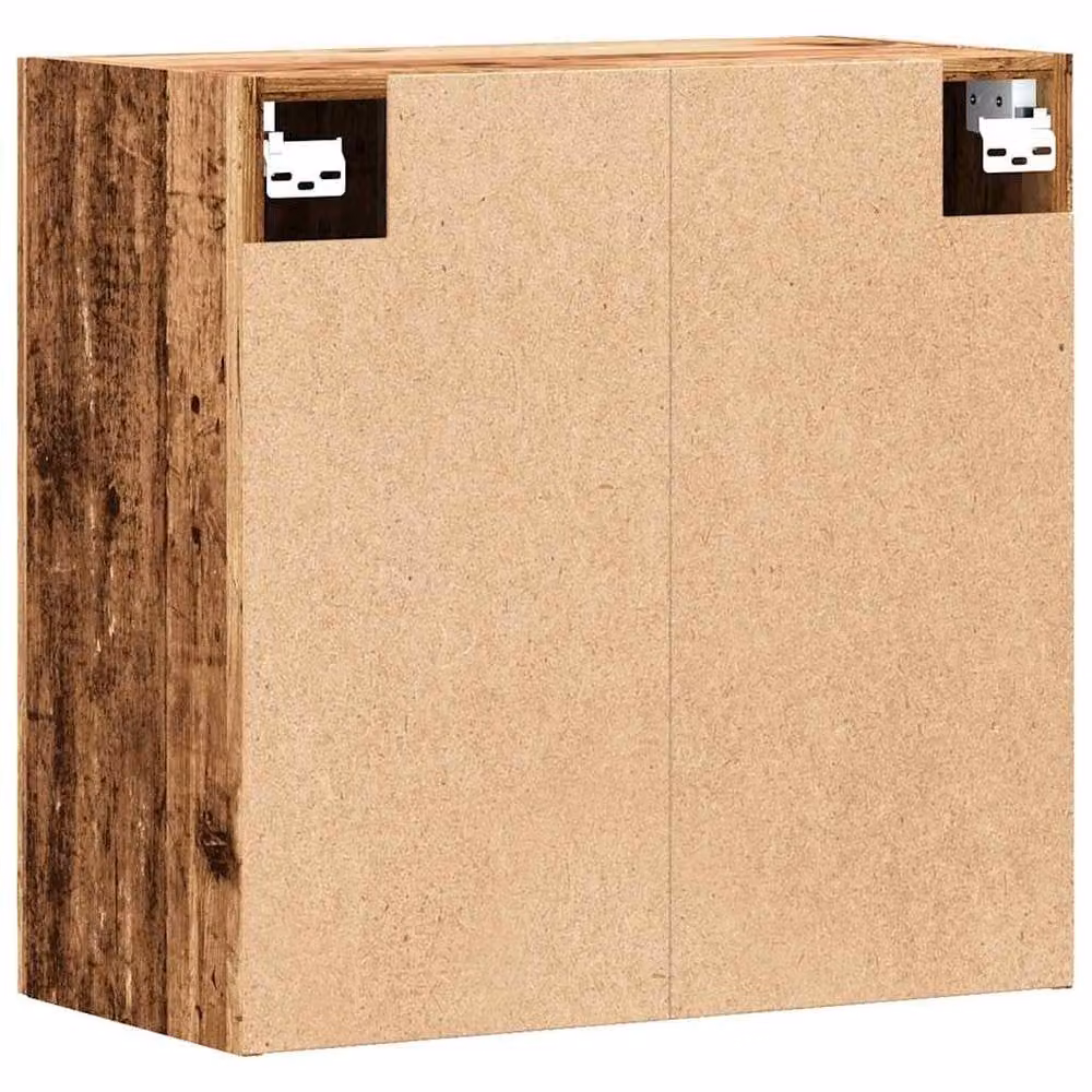 Berkfield Home Wall Mounted Cabinet in Old Wood Brown, W/D/H: 60 x 31 x 60 cm – 5