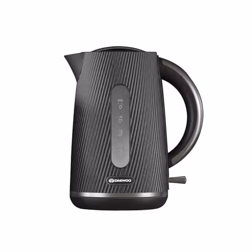 Daewoo Cascade 1.7 l Fast Boil Electric Kettle in Black with Limescale Filter and Auto Shut-Off