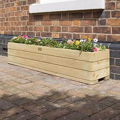 Rowlinson Marberry Patio Planter Tub in Brown – 1