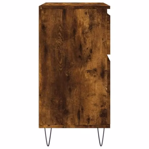 vidaXL Industrial Sideboard in Brown Smoked Oak, W/D/H: 60 x 35 x 70 cm – 4